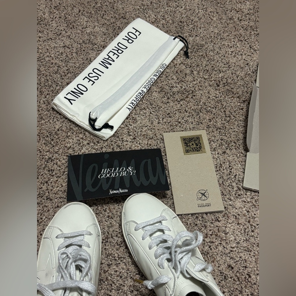 New Golden Goose Super Star Classic White/Platinum Women’s Size: 39 (9) - Picture 16 of 16